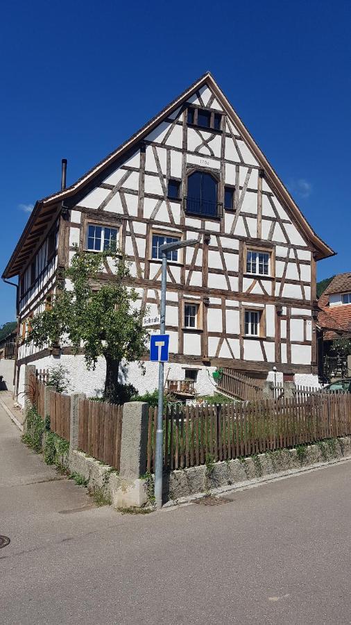 Historisches Fachwerkhaus "Hoher Hirschen" - Stilvolles Studio Und Museales Apartment Mit Romantischem Hof Und Garten Bodman-Ludwigshafen Zewnętrze zdjęcie